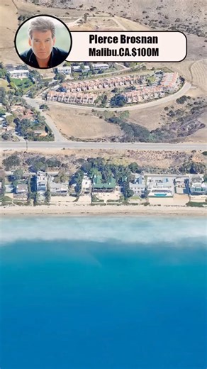 Pierce brosnan’s mansion in Malibu is worth $100 million #house #mansion #Home #celebrityhouse #foryou | Real Estate of Stars
