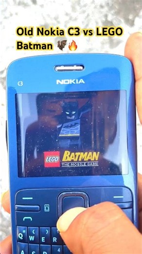 Old Nokia C3 vs LEGO Batman 🦇🔥 #nokia #smartphone #oldnokia #gameplay