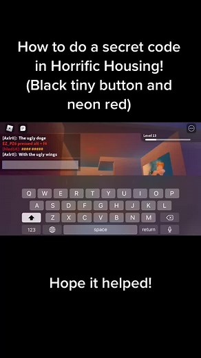 Secret Code Guide for Horrific Housing