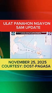 ULAT PANAHON NGAYON SA PILIPINAS 5AM UPDATE - NOVEMBER 25, 2025 #UlatPanahon #weatherforecast #weatherreport #WeatherUpdate #WeatherToday #PanahonNgayon | Information TV Educational