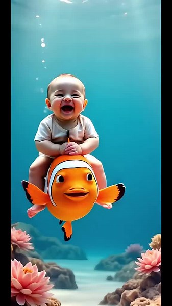 Nemo's Adorable Underwater Taxi Adventure!