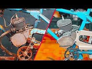 Full Restoration 2-Stroke Bicycle Engine