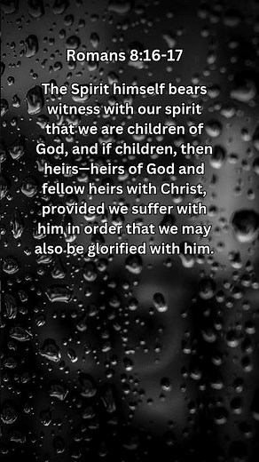 Jesus Saves | Romans 8:16–17 Daily Bible Verse
