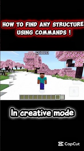 How to find any structure using commands in Minecraft bedrock 😯🤯