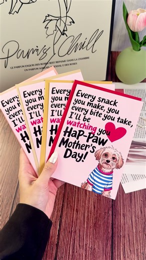Mother's Day Card Ideas with Pink Hearts
