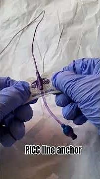 Nurse tip-PICC line anchor device #nursetips #nurseeducation
