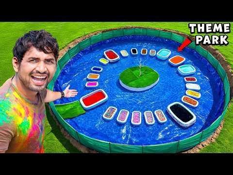 We Built Biggest Water Park For Holi | हमारा खुद का वाटर पार्क 😍 100% Real #mrindianhackernewvideo
