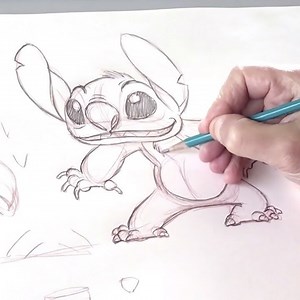 Your Entire 'Ohana Can Learn to Draw Stitch With Walt Disney Animation Studios!