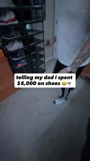 Raging Italian 🇮🇹 on Instagram: "i’m opening up a foot locker! 😂😂😂 - - - #explorepage #explore #viral #funny #trending #reels #dad #trial #shoes"