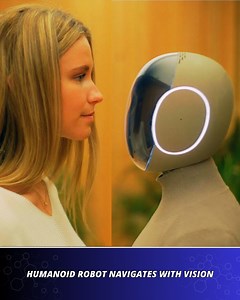 49K views · 90 reactions | This robot moves like a human—walking, kneeling, climbing stairs—using just stereo vision and a learning-based controller. No LiDAR. No scripts. Just real-time perception and control designed for real homes. Would you let one navigate your space? | Startup Selfie | Facebook