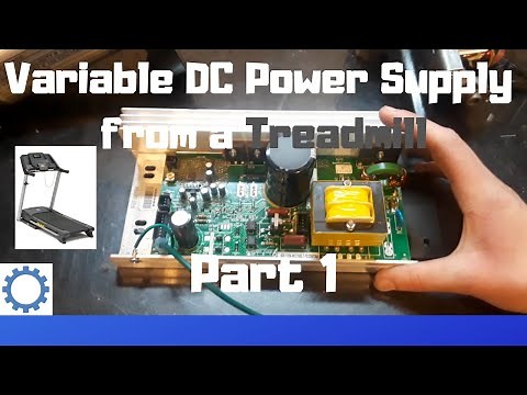 How to Make a Variable DC Power Supply from a Treadmill (Part 1)