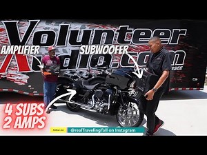 DEEP BASS THAT HITS HARD! Harley-Davidson Road Glide gets 4 Subs and 2 Amps installed in saddlebags!
