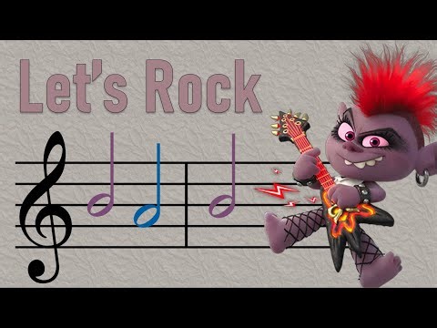 Let’s Rock | Super easy first piece | Notes B & A | Level 1