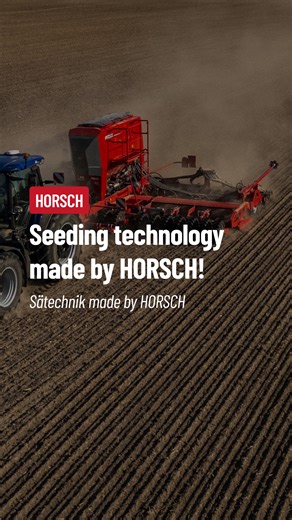 Seeding power made by HORSCH // Sätechnik made by HORSCH 🚀 🇬🇧 Precise seeding = The foundation for healthy, even populations. 🌱 The key to this: the appropriate technology. Our HORSCH seeding technology at a glance: 👀 1️⃣ Disc seed drills: Reliable even in changing conditions – due to precise furrow opening and even seed placement. 🚜 Pronto, Versa SW, Serto SC, Avatar 2️⃣ Tine seed drills: Robust and efficient with high throughput – reliably loosening and mixing the soil and ensuring an ev