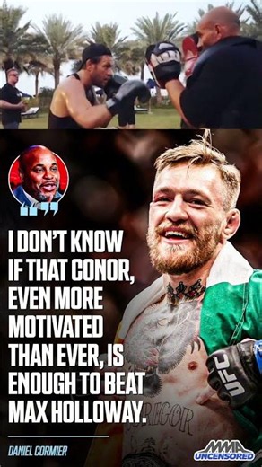 Daniel Cormier has doubts about Conor McGregor and his declining skills at age 38 vs Max Holloway 😳