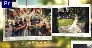 Elegant Wedding Photo Slideshow with Romantic Animations