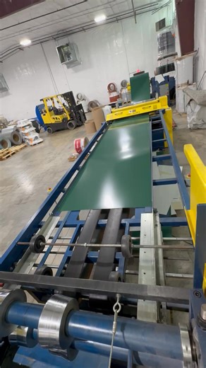 From coil to panel—watch Forest Green Tuff-Rib metal roofing come to life on our rollformer. 🌲 Strong, durable, and timeless, Tuff-Rib is a reliable choice for homes, barns, and businesses alike. 💪 Ready to see your same day metal roof made easy? Contact us at https://www.truemetalsupply.com/ 🏡✨ | True Metal Supply