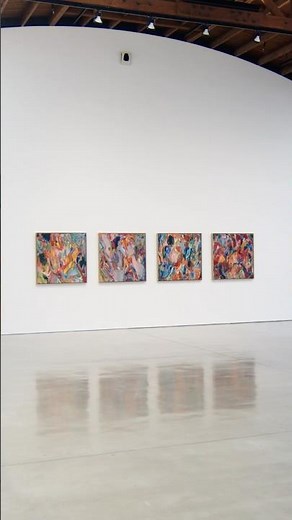 An exhibition of new abstract paintings by Sabine Moritz is on view at Gagosian, Beverly Hills.