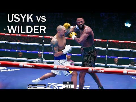 Undisputed (ESBC) Online Beta Gameplay (Full fight). (2k/60fps) No commentary. Usyk vs Wilder
