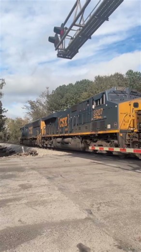 CSX SD70AC leading Coal train through Cullman, Alabama