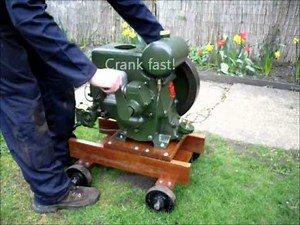 How to start a Ruston & Hornsby 6 PB