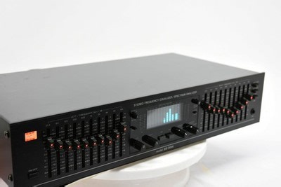 BSR EQ-3000 10-Band Stereo Frequency Graphic Equalizer Spectrum Analyzer Working | eBay