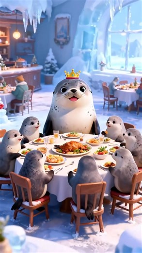 King Seal Episode 5 - Chef King Seal’s Secret Recipe! 🦭👑 Winter Feast in the Icy Kitchen!