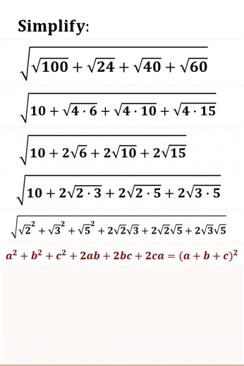 Denest Radical Expressions with Ease