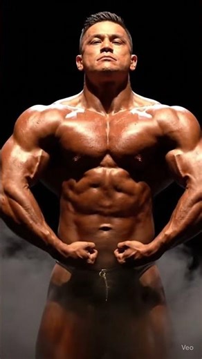 Most Muscular ⚡ The Beast Mode Pose #aiworkout #fitnessshorts