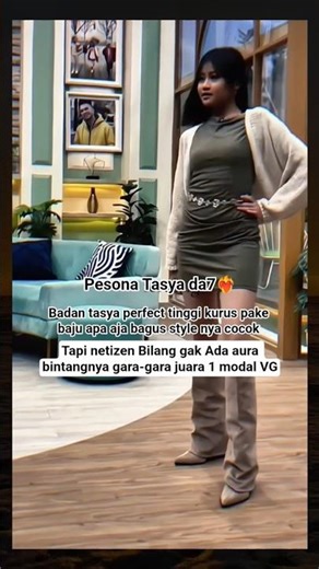 Pesona Tasya da7 pakai rok mini #shorts #viral