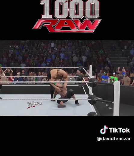 John Cena vs. CM Punk. ‘RAW 1000’. (WWE 2K15: Showcase Cutscenes). 4K. (PS5). #WWE #johncena #cmpunk #therock #wwe2k
