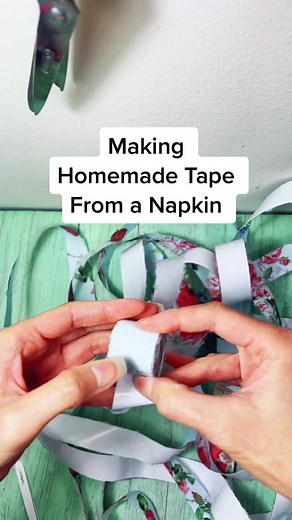 Making tape from napkins today! For a detailed tutorial watch this next: @enchantedpapercottage enchantedpapercottage #junkjournal #journaling #junkjournalembellishments #junkjournalideas #asmrsounds #asmr #handmade #scrapbook #scrapbooking #journal #paper #craft #art #howto #tutorial #ephemera #papercrafts #paperplay #cottagecore #grungefloral #artjournal #handmadejournal #decorativetape #junkjournalideas #handmade #junkjournals #junkjournalcreator #junkjournaling #journaling #craft #crafting #