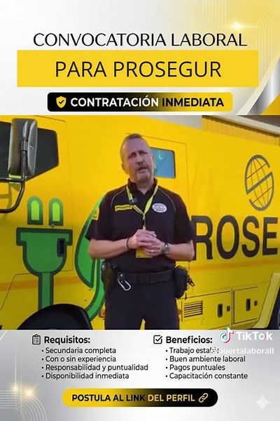 Trabajo en seguridad Prosegur: ofertas y cómo aplicar