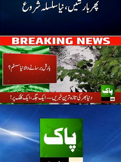Pakistan Weather Update: Rain and Forecast for Today