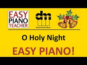 O Holy Night piano tutorial: EASY keyboard song (carol) & note names #EPT 🎹
