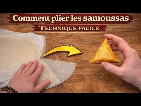 Comment plier des Samoussas 👨‍🍳 TECHNIQUE & TUTO FACILE !