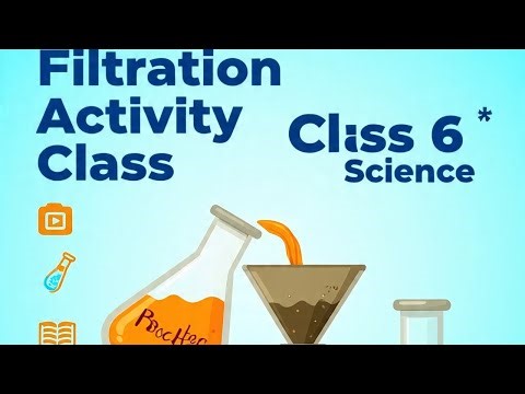 Filtration Using Filter Paper 🧪 | Class 6 Science Activity | Easy Experiment Explained