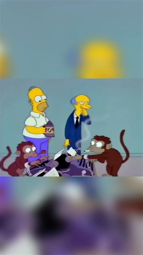 The Simpsons Nostalgia on Instagram: "Monkey 🙈 “Last Exit to Springfield” Season 4 Episode 17 #TheSimpsons #Simpsons #BartSimpson #HomerSimpson #Viral"