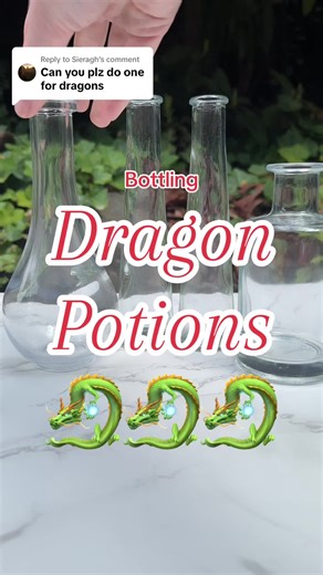 Dragon Themed Decorative Potion Bottles DIY | Potions & Dragons Craft Tutorial