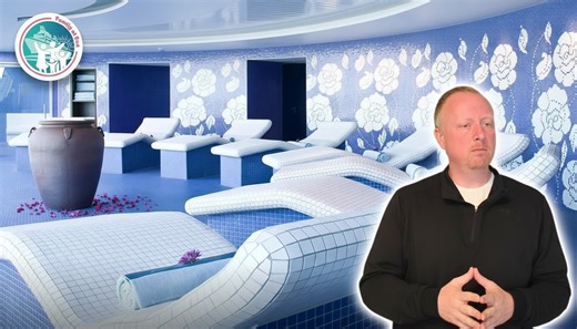 Behind the times: Full tour of the outdated spa and fitness center (Celebrity Equinox)