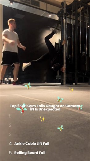 Daily Top 5 on Instagram: "These girl gym fails are insane… wait for number 1 #gymfails #girlfails #fitnessfail #top5 #viralvideo #gymfail #funnyreels #compilation"