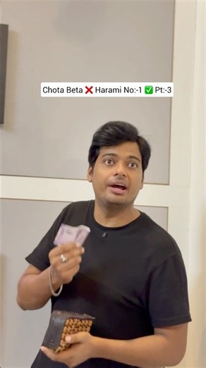 Chota Beta❌Harami No.1✅Pt. 3 #reletable #chotabeta #shorts #middleclassfamily #kaamchor