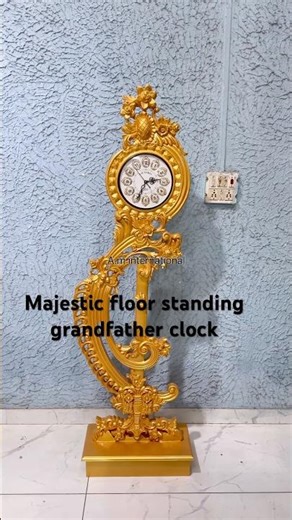 Luxury Wooden Grandfather Clock with Classic Pendulum, #clock #woodenclock #grandfatherclock