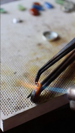 Soldering process | Making Silver Jewellery #silversmith #handcrafted #soldering #tutorial #diy
