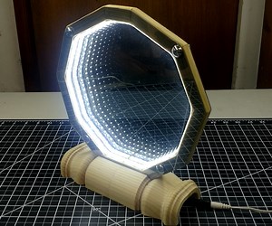 Make a 2 Sided, Desktop Infinity Mirror