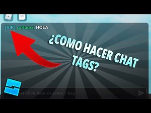Como hacer CHAT TAGS en ROBLOX Studio! | ROBLOX Scripting