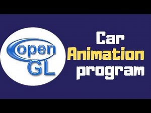 OpenGL tutorial: Computer Graphics Project: Car animation(ኢትዮጵያ)