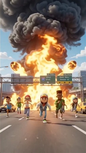 All characters in one frame Subway surfers game #mobilegaming #subwaysurfers #subwaysurfs #phonegame