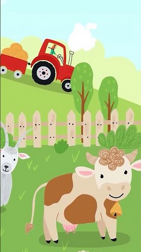 🚜🎶 "The Wheels on the Tractor" – Fun Kids Song with Leo on the Farm! 🎶👦 #мулькиигрулки