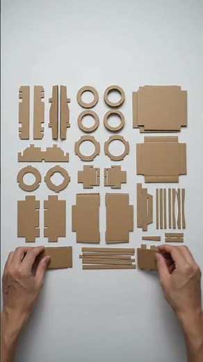 Hands build cardboard Bulma #animefigure #art #cardboard #craft #diy #handmade #anime